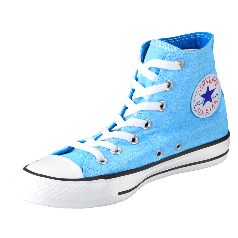 neon blue converse
