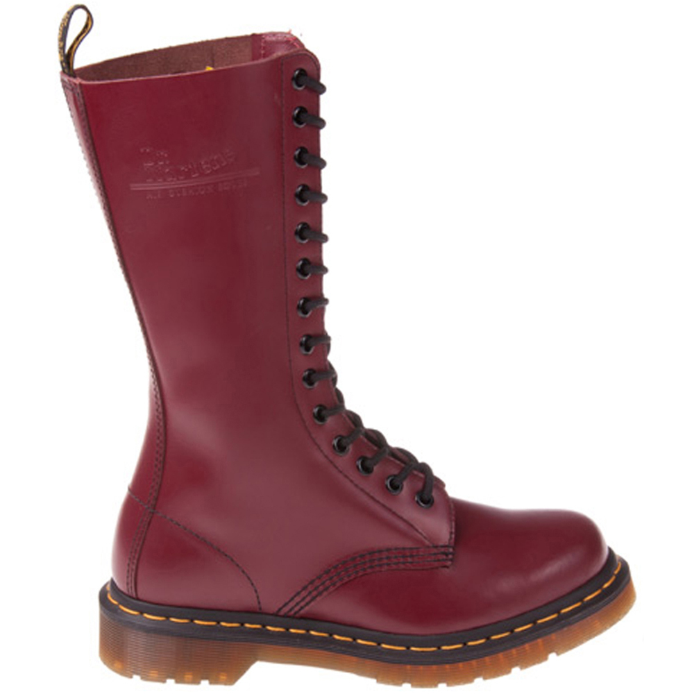 Dr. Martens R11855600 14 Eye Cherry Red Smooth 1914 Boots.